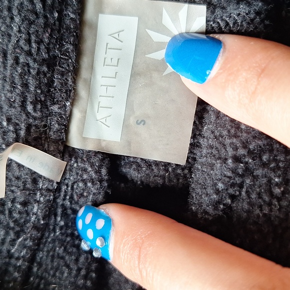 Athleta Black Fleece Lined Leggings Size Small - Picture 5 of 5